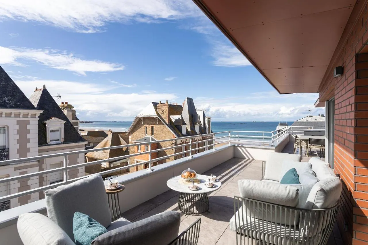 Apartment Cap De Jade - Jolie Vue Sur Plage De Rochebonne Saint-Malo France